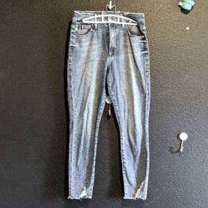 Good American good waist crop skinny jeans